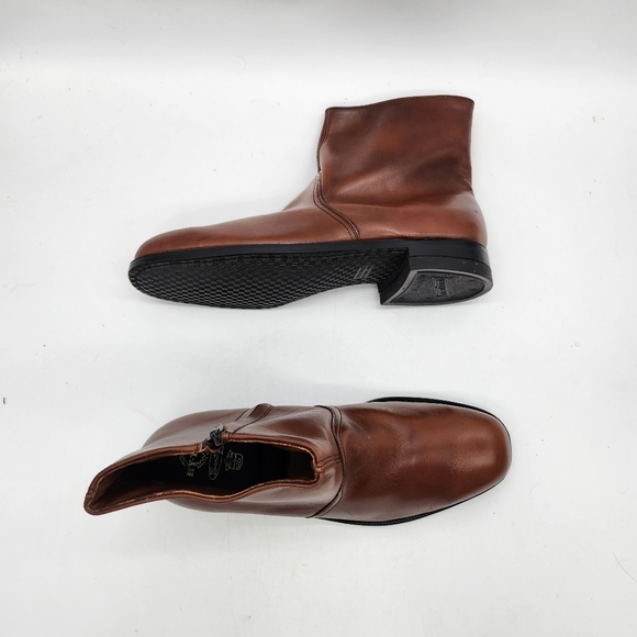 HyTest Shoes Vintage Hytest Mens Steel Toe Ankle Boots Size C Side